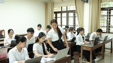 Một giờ Tâm lý học Giáo dục của sinh viên Trường Đại học Sư phạm Hà Nội 2. Ảnh: VA