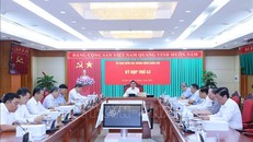 Kỳ họp thứ 43 Uỷ ban Kiểm tra Trung ương. Ảnh: Phương Hoa/TTXVN