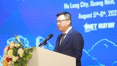 Ông Lê Quốc Minh, Uỷ viên Trung ương Đảng, Tổng biên tập báo Nhân Dân, Phó Trưởng ban Tuyên giáo Trung Ương, Chủ tịch Hội Nhà báo Việt Nam.