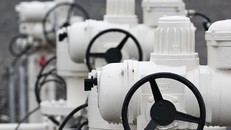 Trạm nén khí đốt ở Morelmaison, miền Đông Pháp. Ảnh: AFP/TTXVN