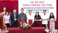 Tổng Công ty Khí Việt Nam ký kết hỗ trợ xây dựng Trường TH&THCS số 2 Cảm Nhân với UBND huyện Yên Bình, tỉnh Yên Bái