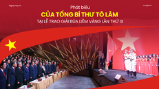 Phát biểu của Tổng Bí thư Tô Lâm tại Lễ trao Giải Búa liềm Vàng lần thứ IX