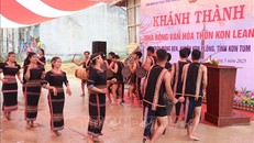 Bảo tồn nhà rông truyền thống của người dân tộc thiểu số