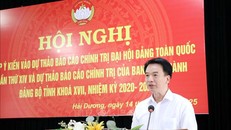 Tiến tới Đại hội XIV của Đảng: Nhiều ý kiến tâm huyết góp ý vào Dự thảo Báo cáo chính trị