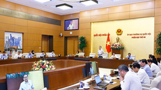 Chủ tịch Quốc hội Trần Thanh Mẫn phát biểu bế mạc phiên họp.