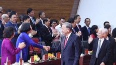 Lãnh đạo Đảng, Nhà nước dự Lễ công bố các nghị quyết, quyết định sáp nhập đơn vị hành chính