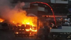 Hiện trường vụ cháy tại Hưng Yên.