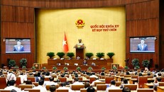 Viện trưởng Viện Kiểm sát Nhân dân Tối cao Nguyễn Huy Tiến giải trình, làm rõ một số vấn đề đại biểu Quốc hội nêu. Ảnh: Doãn Tấn