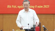 Tổng Bí thư Tô Lâm phát biểu. (Ảnh: Thống Nhất/TTXVN)