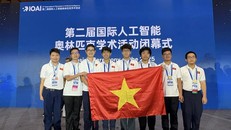 Việt Nam trong nhóm 4 quốc gia, vùng lãnh thổ đạt thành tích cao nhất tại Olympic Trí tuệ nhân tạo quốc tế