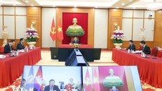 Tổng Bí thư Tô Lâm điện đàm với Chủ tịch Đảng Nhân dân Campuchia Hun Sen