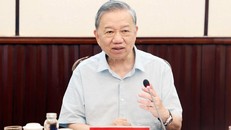 Tổng Bí thư Tô Lâm phát biểu.