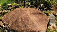 Bãi đá cổ Nấm Dẩn. (Ảnh: Cổng Thông tin Điện tử tỉnh Tuyên Quang)