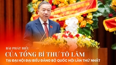 Bài phát biểu của Tổng Bí thư Tô Lâm tại Đại hội đại biểu Đảng bộ Quốc hội lần thứ nhất