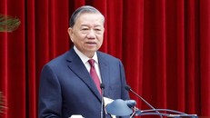 Tổng Bí thư Tô Lâm phát biểu.