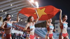 Hoàng Thị Minh Hạnh, Lê Thị Tuyết Mai, Nguyễn Thị Hằng, Nguyễn Thị Ngọc đã xuất sắc giành HCV nội dung 4x400m tiếp sức nữ. 