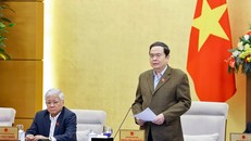 Chủ tịch Quốc hội Trần Thanh Mẫn phát biểu khai mạc phiên họp.