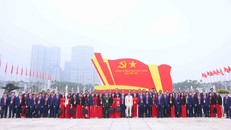 Các đại biểu dự phiên họp trù bị Đại hội XIV của Đảng. 