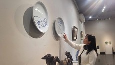 Một góc không gian triển lãm.