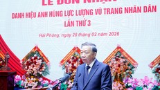 Phát biểu của Tổng Bí thư Tô Lâm tại Lễ đón nhận Danh hiệu Anh hùng Lực lượng Vũ trang Nhân dân của Quân chủng Hải quân