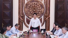 Chủ tịch nước Lương Cường phát biểu chỉ đạo.