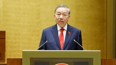 Chủ tịch nước Cộng hòa xã hội chủ nghĩa Việt Nam Tô Lâm phát biểu nhậm chức.