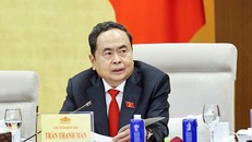 Chủ tịch Quốc hội Trần Thanh Mẫn phát biểu.