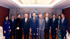 Tổng Bí thư, Chủ tịch nước Tô Lâm và Phu nhân gặp mặt thân nhân các tướng lĩnh, chuyên gia, nhân sỹ hữu nghị Việt Nam-Trung Quốc.