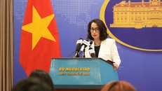 Người phát ngôn Bộ Ngoại giao Phạm Thu Hằng.
