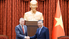 Tổng Bí thư, Chủ tịch nước Tô Lâm tiếp Đại sứ Đan Mạch Nicolai Prytz đến chào từ biệt, kết thúc nhiệm kỳ công tác tại Việt Nam.
