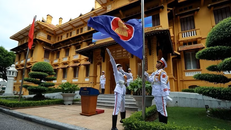 Lễ Thượng cờ ASEAN. 