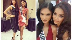 Phạm Hương 'lấn át' nhan sắc của tân Hoa hậu Hoàn vũ