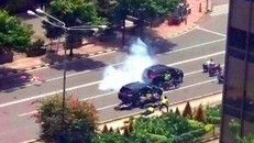 Hiện trường vụ nổ bom liên hoàn ở thủ đô Indonesia 