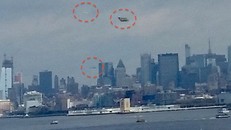 Dân Mỹ hoang mang khi thấy UFO ‘lượn’ gần tượng Nữ thần Tự do