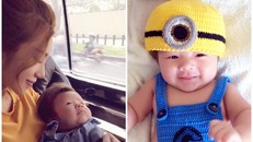 Fan thích thú với một ngày bận rộn của Elly Trần bên hai con