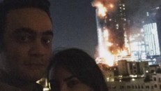 Khách sạn Dubai bốc cháy, đôi trai gái vẫn thản nhiên selfie