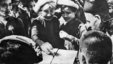 Những hình ảnh lịch sử về ngày Tổng tuyển cử đầu tiên 6/1/1946