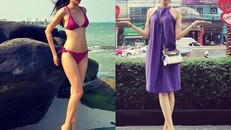 Phạm Hương nổi bật với túi ngàn đô, diện bikini gợi cảm