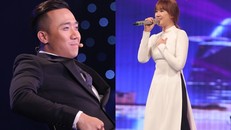 Trấn Thành thích thú ngắm Hari Won diện áo dài trắng như nữ sinh