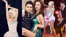 Jennifer Phạm tạo dáng 'khó đỡ' bên bạn nhảy ở Bước nhảy hoàn vũ