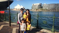 Lý Hải - Minh Hà cùng các con du lịch khám phá xứ sở chuột túi