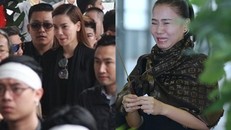 Thu Minh nức nở, Hà Hồ tỏ 'thái độ lạ' bên linh cữu NS Lương Minh