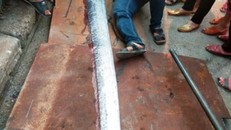 Người dân Nghệ An háo hức xem 'thủy quái' giống rồng dài 4m