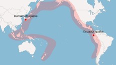 Động đất ở Nhật Bản và Ecuador liệu có liên quan tới nhau?
