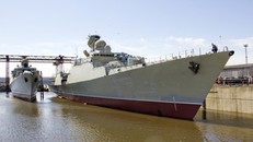 Toàn cảnh lễ hạ thủy tàu Gepard thứ ba cho Hải quân Việt Nam