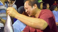 Bộ trưởng xuống tàu mua cá của ngư dân ngay trong đêm