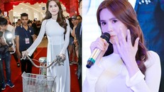 Ngọc Trinh khóc nức nở, dắt xe đạp dù hàng trăm ánh mắt đang nhìn