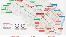 Sơ đồ cấm đường đón Tổng thống Obama đến Sài Gòn