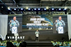 VinFast chính thức khánh thành nhà máy xe điện tại Subang, Indonesia