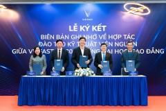VinFast hợp tác với 30 trường đại học, cao đẳng - Chuẩn hóa chương trình và chất lượng đào tạo kỹ sư ô tô điện